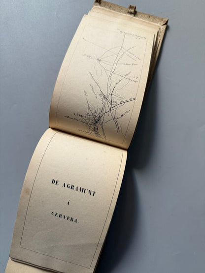 Itinerario Sancha-Rozas. Cataluña, Sandalio Sancha y Joaquín P. de Rozas - Zaragozano Editor, 1860