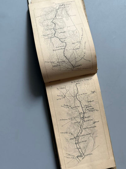 Itinerario Sancha-Rozas. Cataluña, Sandalio Sancha y Joaquín P. de Rozas - Zaragozano Editor, 1860