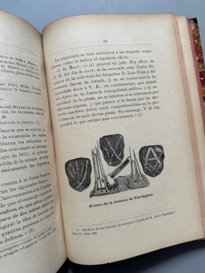 Historia del sitio, defensa, asalto y evacuación de Tarragona. Guerra de Independencia - 1911