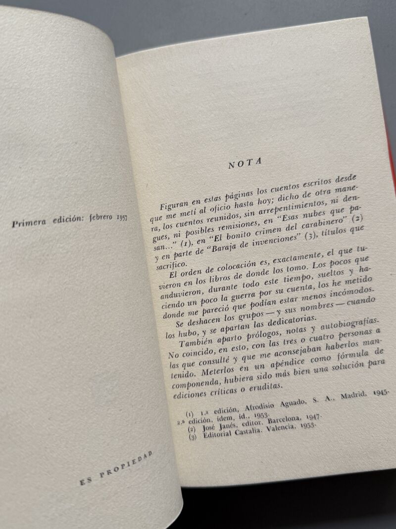 Nuevo retablo de Don Cristobita, Camilo José Cela - Ediciones Destino, 1957