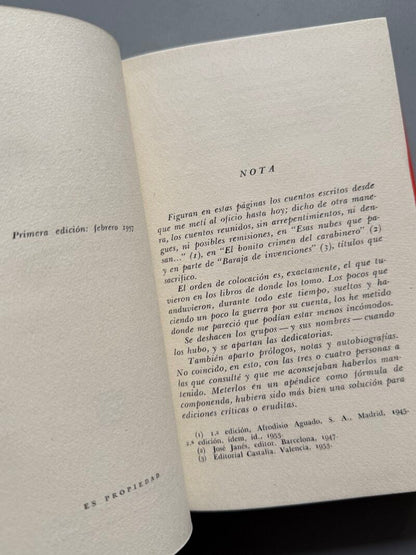 Nuevo retablo de Don Cristobita, Camilo José Cela - Ediciones Destino, 1957