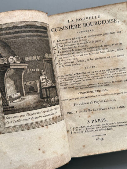 La nouvelle cuisinière bourgeoise, Suivie - Paris, 1819