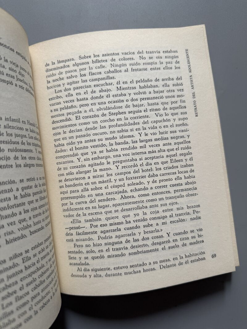 Retrato de un artista adolescente, James Joyce - Editorial Nacional de Cuba, 1964