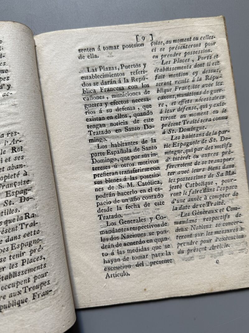 Tratado definitivo de paz concluido entre el rey nuestro señor y la república francesa - 1795