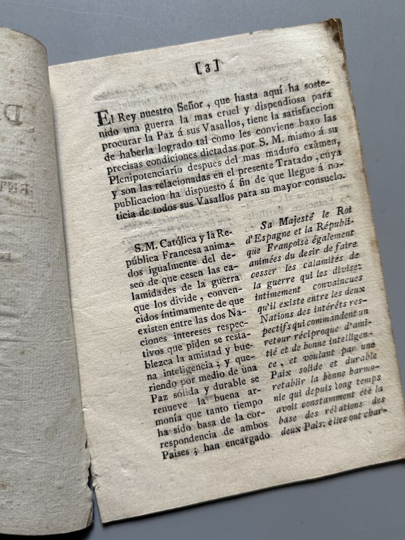 Tratado definitivo de paz concluido entre el rey nuestro señor y la república francesa - 1795