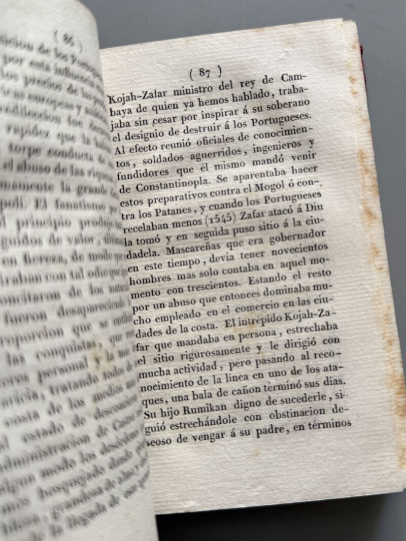 Compendio de la historia de los establecimientos europeos en las Indias Orientales - e Pochard, 1825