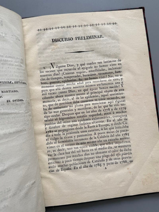 Enfermedades del ejército y del pueblo. Memoria, José Antonio Canet - Ibarra, 1818