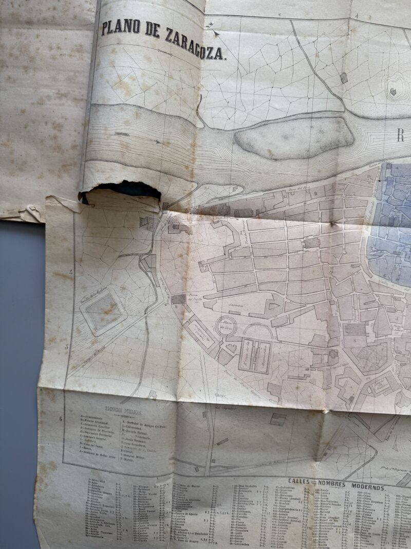 Descripción de las calles, plazas, plazuelas, puertas y paseos de la ciudad de Zaragoza - 1863