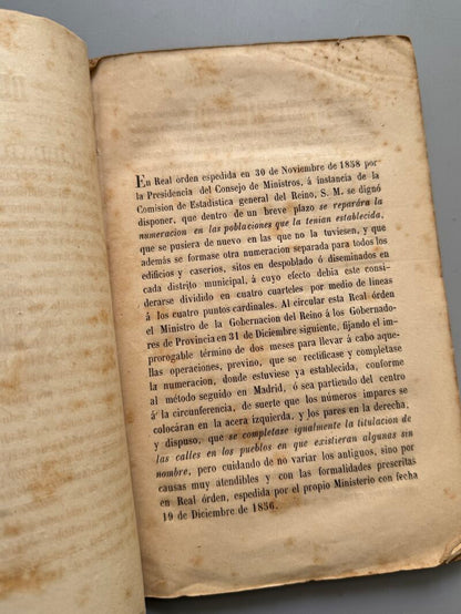 Descripción de las calles, plazas, plazuelas, puertas y paseos de la ciudad de Zaragoza - 1863