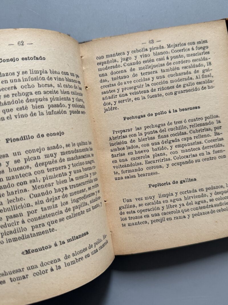 El cocinero universal, A. de Nait - Casa Editorial Maucci, 1896