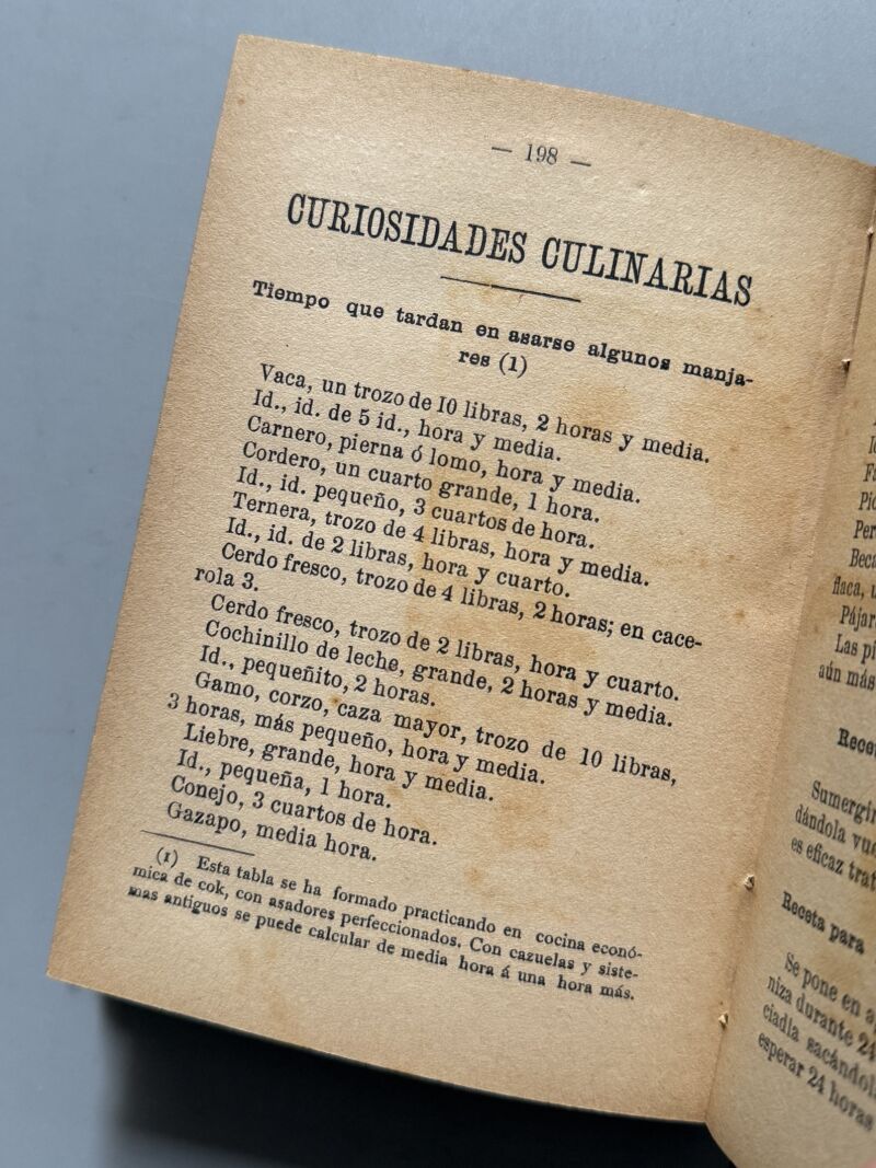 El cocinero universal, A. de Nait - Casa Editorial Maucci, 1896