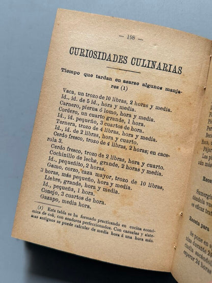 El cocinero universal, A. de Nait - Casa Editorial Maucci, 1896