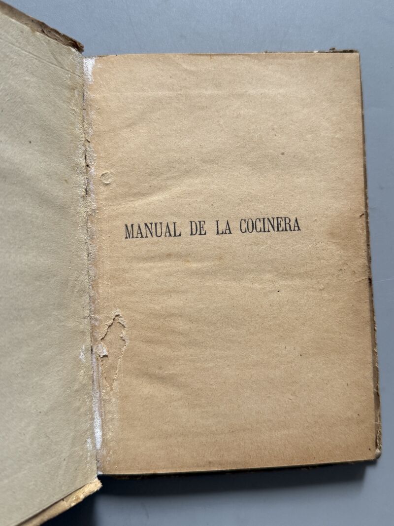 Manual de la cocinera - Saturnino Calleja, 1901