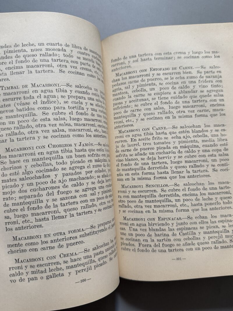 Delicias de la mesa. Manual de cocina y repostería, Maria Antonieta Reyes Gavilan y Moenck - 1927