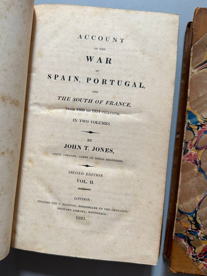 Account of the war in Spain, Portugal and the South of France, John T. Jones - Londres, 1821