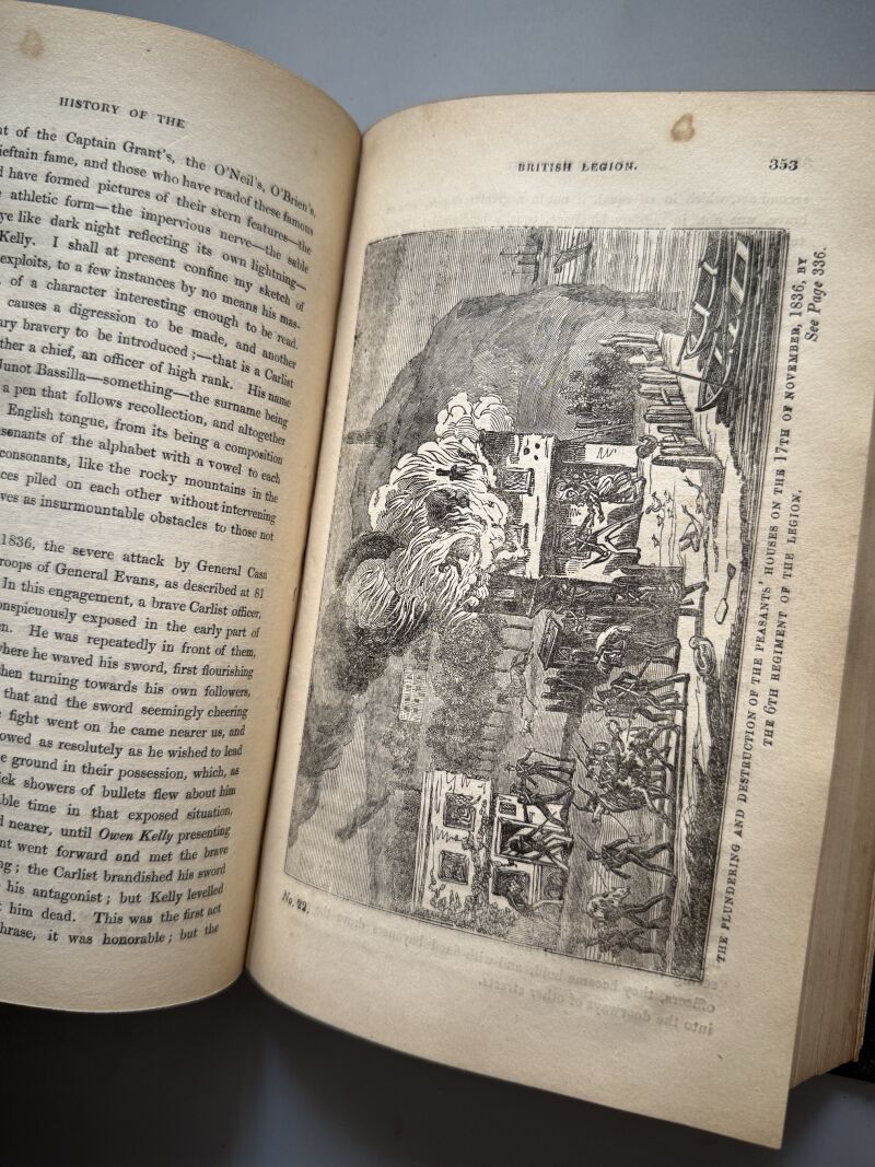 History of the british legion and war in Spain, Alexander Somerville - James Pattie, 1839