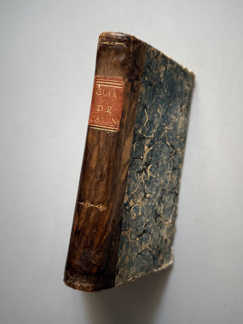 Nueva guía de caminos , Santiago Lopez - Imprenta de la viuda de Aznar, 1828
