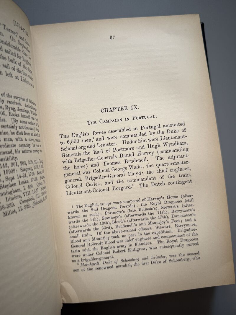 The war of the succession in Spain during the reign of Queen Anne 1702-1711, Arthur Parnell - 1905