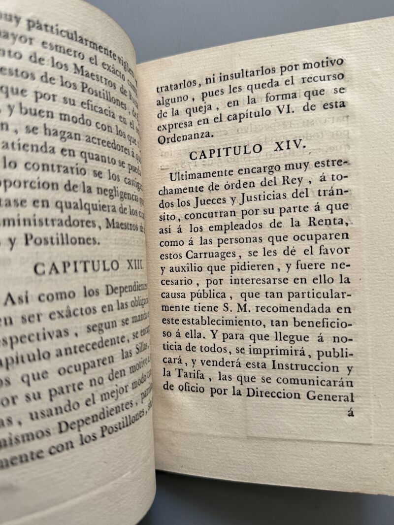 Instruccion provisional para los que viajes en sillas ó berlinas de ruedas de Madrid á Cádiz - 1785