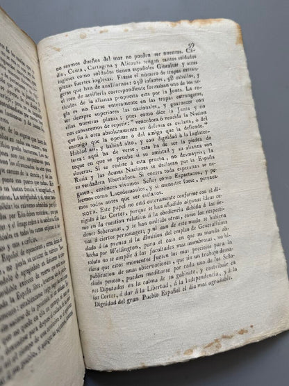 Wellington en España y Ballesteros en Ceuta, Juan Romero y Alpuente. Discurso - Cádiz, 1813
