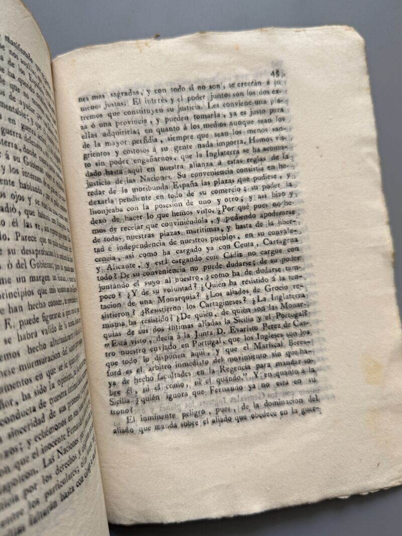 Wellington en España y Ballesteros en Ceuta, Juan Romero y Alpuente. Discurso - Cádiz, 1813