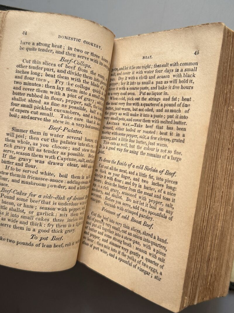 A new system of domestic cookery by a Lady (Mrs. Rundell) - John Johnson, 1849