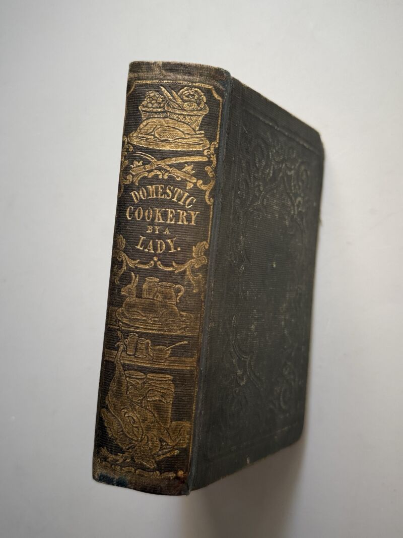 A new system of domestic cookery by a Lady (Mrs. Rundell) - John Johnson, 1849