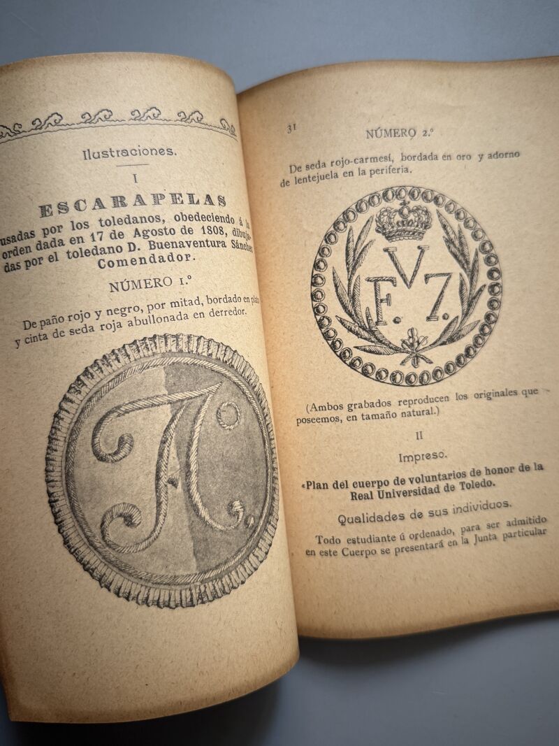 Sucesos notables ocurridos en Toledo durante la Guerra de Independencia, Moraleda y Esteban - 1909