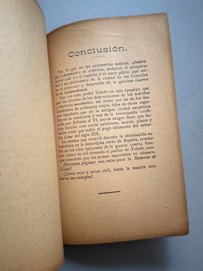 Sucesos notables ocurridos en Toledo durante la Guerra de Independencia, Moraleda y Esteban - 1909