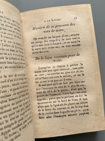 Pisciceptologie ou L'art de la péche a la ligne, J. C*** - Chez Corbet Libraire, 1820