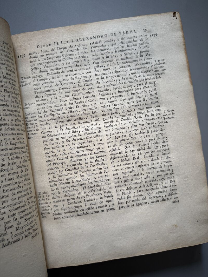 Guerras de Flandes, Alexandro Farnese - Marcos Miguel Bousquet, 1749