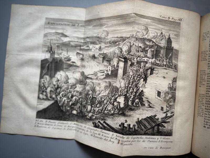 Guerras de Flandes, Alexandro Farnese - Marcos Miguel Bousquet, 1749