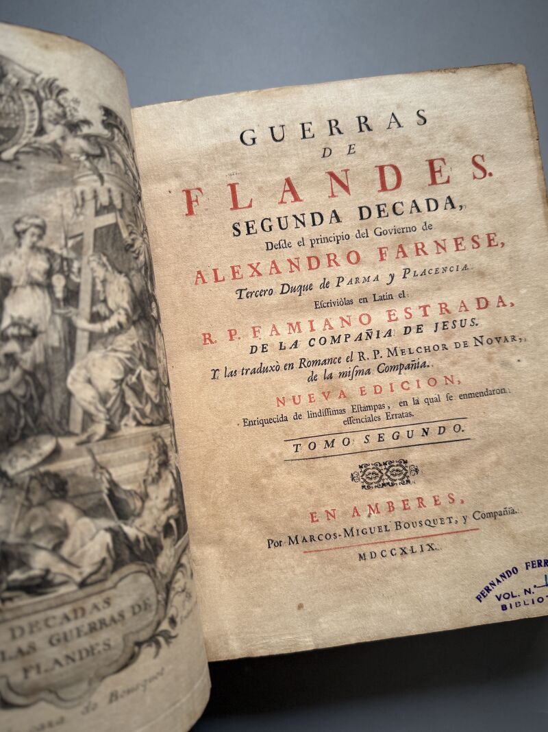 Guerras de Flandes, Alexandro Farnese - Marcos Miguel Bousquet, 1749