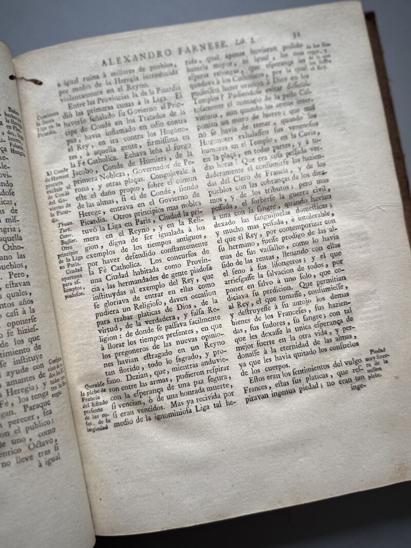 Guerras de Flandes, Alexandro Farnese - Marcos Miguel Bousquet, 1749