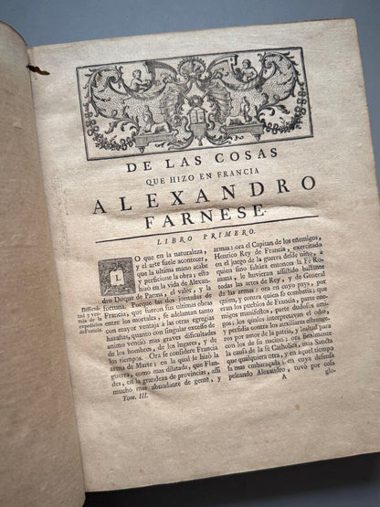 Guerras de Flandes, Alexandro Farnese - Marcos Miguel Bousquet, 1749