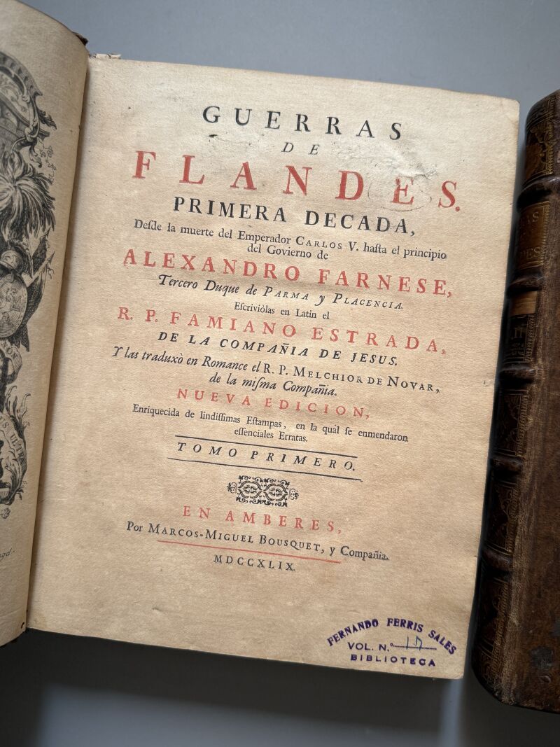 Guerras de Flandes, Alexandro Farnese - Marcos Miguel Bousquet, 1749