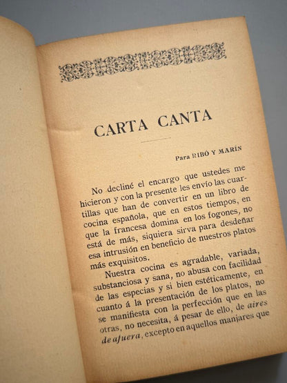 Mi cocinera, la dueña de la casa - Ribó y Marín Editores, 1906
