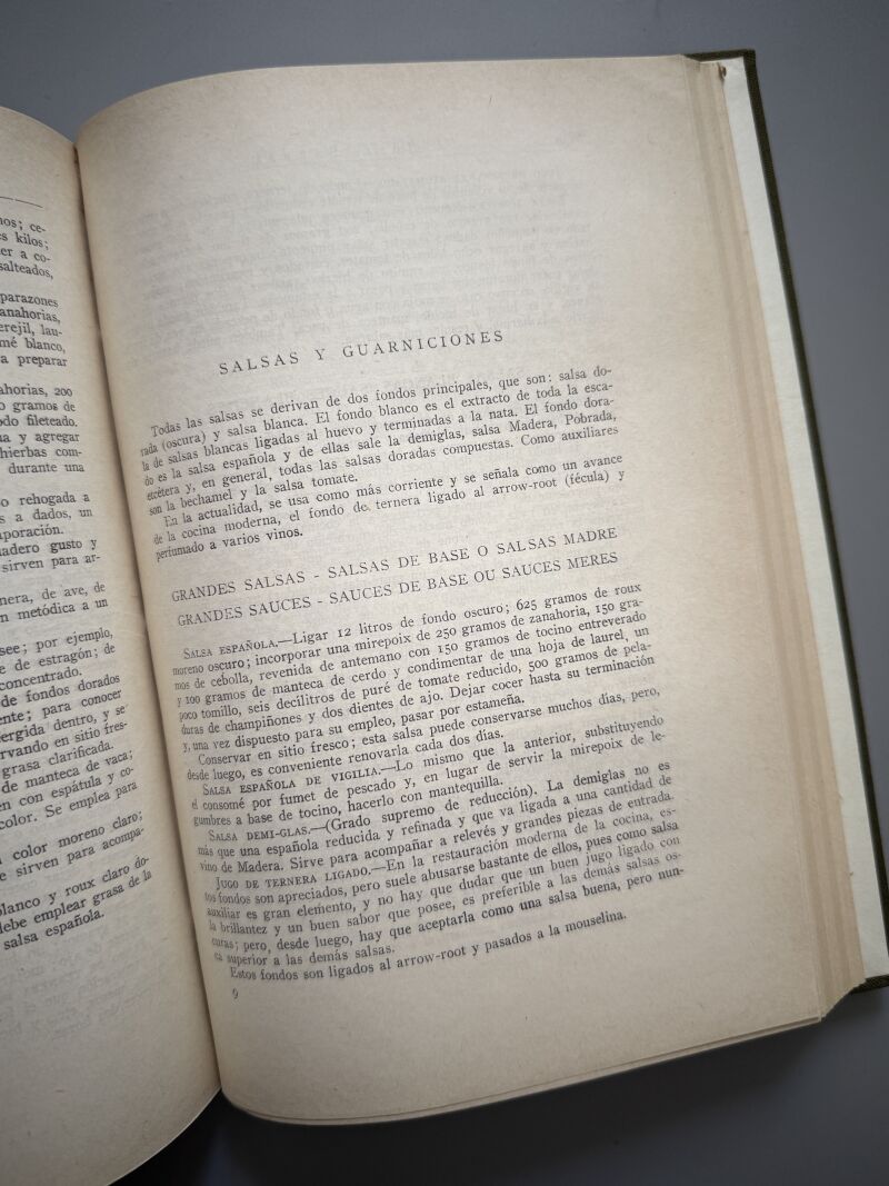 Guía gastronómica, J. R. Sarrau (1ª edición) - Librería Bailly-Bailliere, 1934