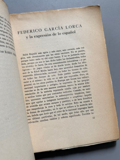 Homenaje al poeta García Lorca contra su muerte, Selección Emilio Prados - Ediciones Españolas, 1937