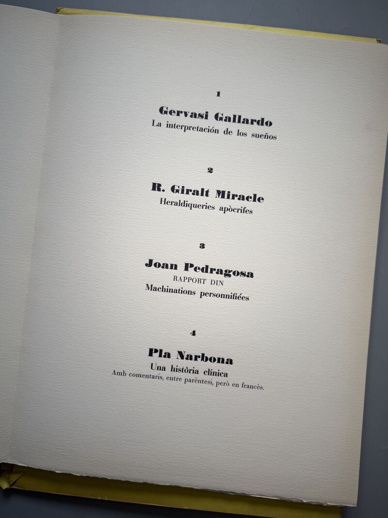 Atzimut, Gervasi Gallardo, R. Giralt Miracle, Joan Pedragosa y Pla Narbona - Sala Gaspar, 1965