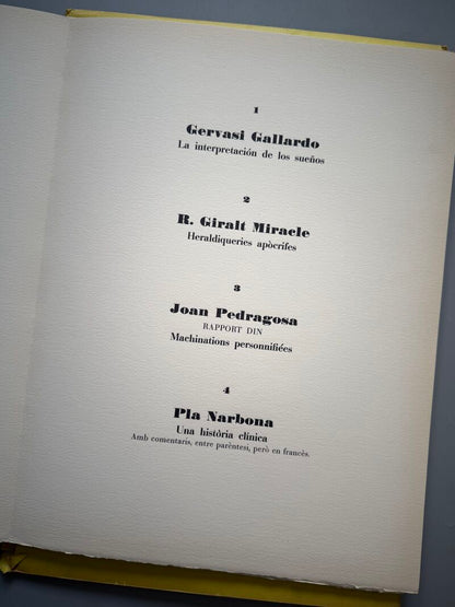 Atzimut, Gervasi Gallardo, R. Giralt Miracle, Joan Pedragosa y Pla Narbona - Sala Gaspar, 1965