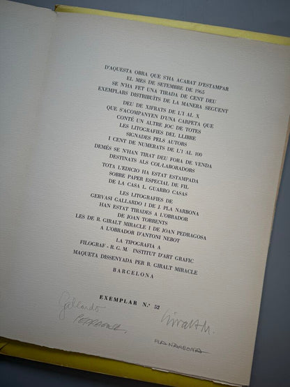 Atzimut, Gervasi Gallardo, R. Giralt Miracle, Joan Pedragosa y Pla Narbona - Sala Gaspar, 1965