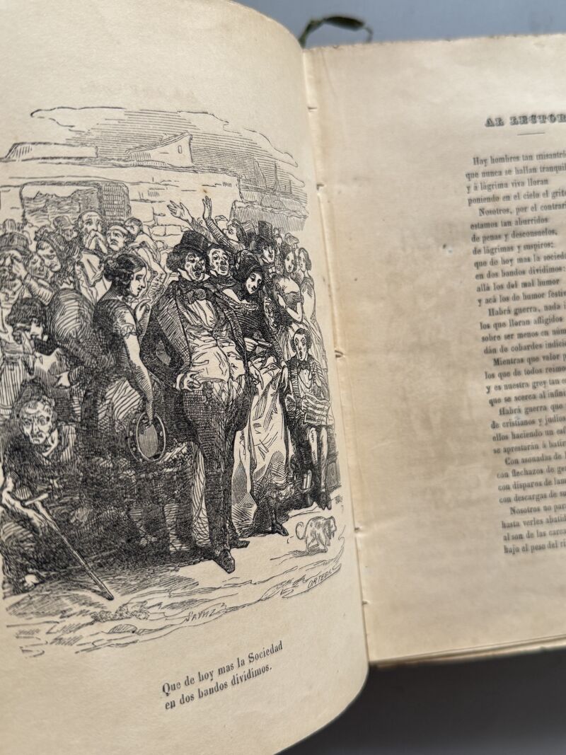 El Tesoro de los Chistes, Juan Martinez Villergas y Ramon Latorres - la Ilustracion, 1847