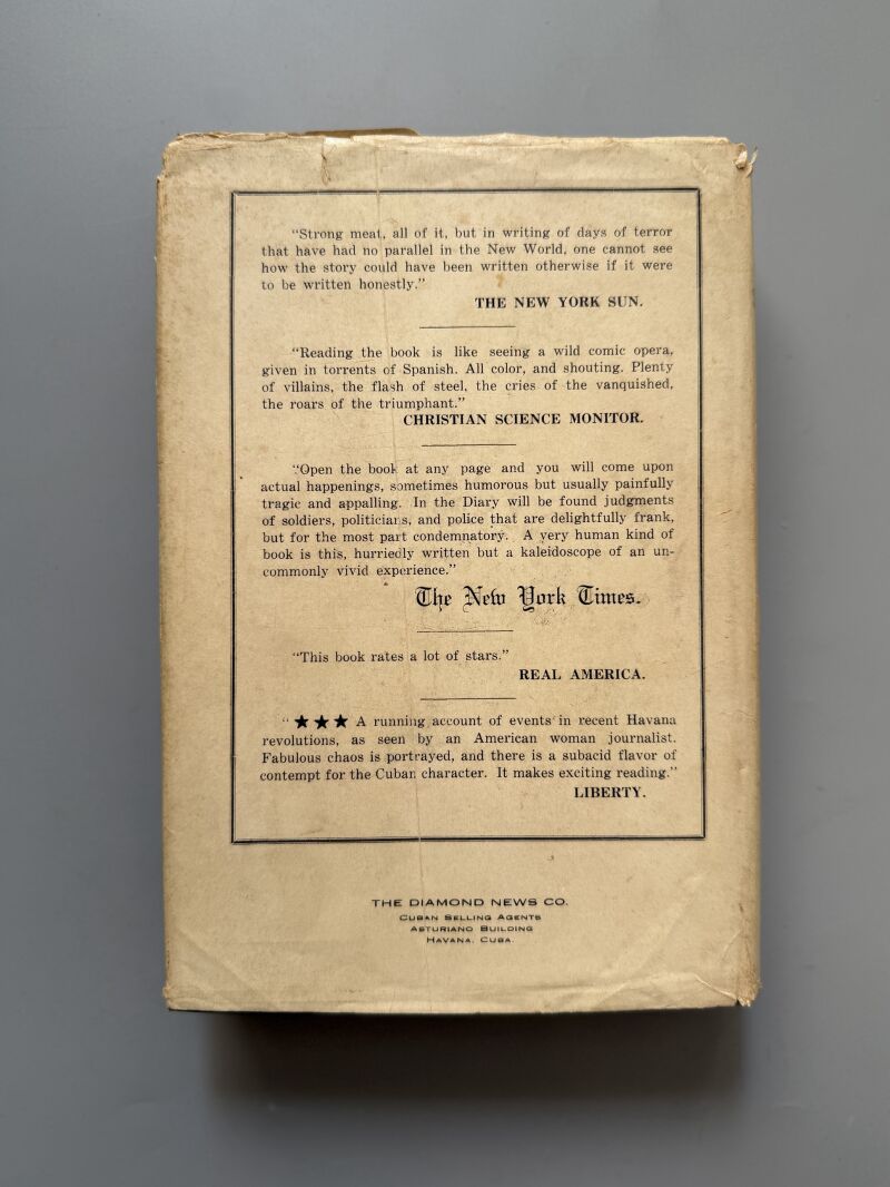 Cuban sideshow, R. Hart Phillips (firmado - signed) - Cuban Press, 1935