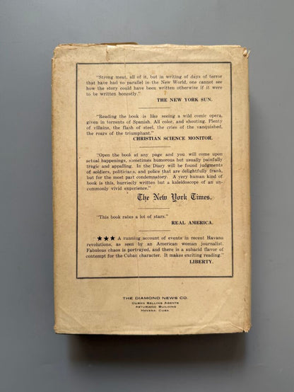 Cuban sideshow, R. Hart Phillips (firmado - signed) - Cuban Press, 1935