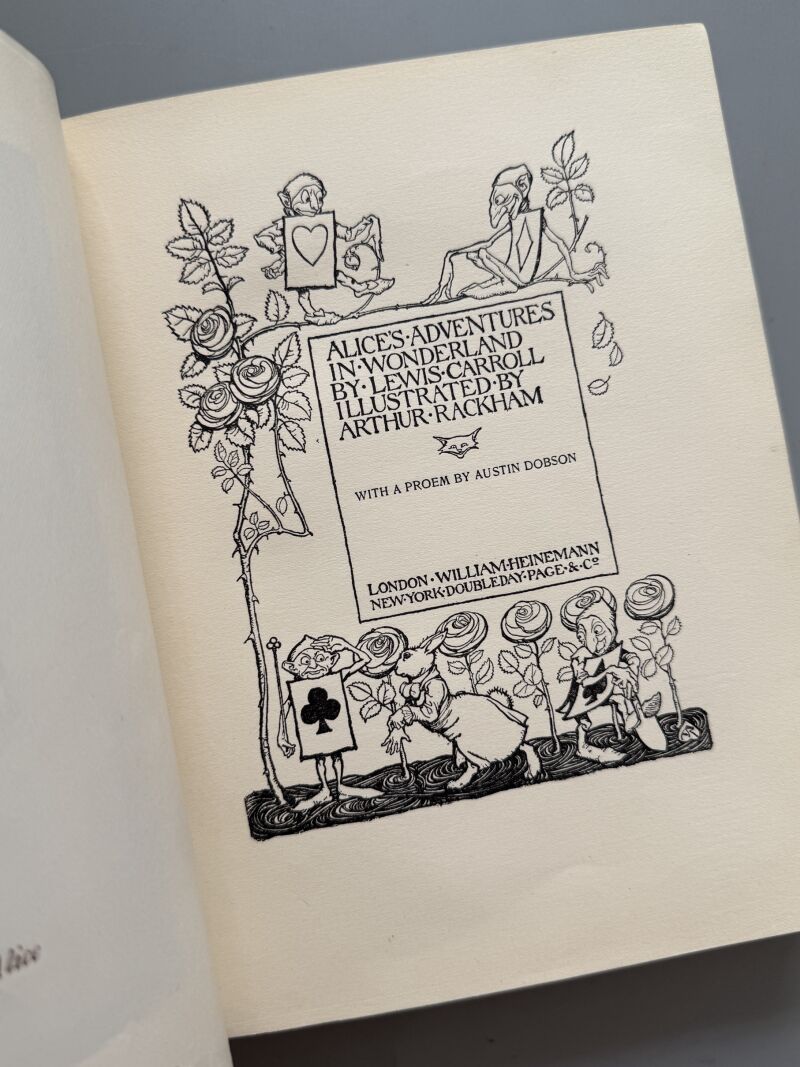 Alice's adventures in wonderland, Lewis Carroll (Arthur Rackham) - William Heinemann, 1907
