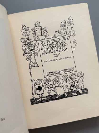 Alice's adventures in wonderland, Lewis Carroll (Arthur Rackham) - William Heinemann, 1907