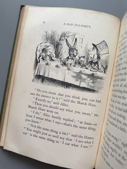 Alice's Adventures in Wonderland y Through the looking-glass, Lewis Carroll - Macmillan and Co, 1899
