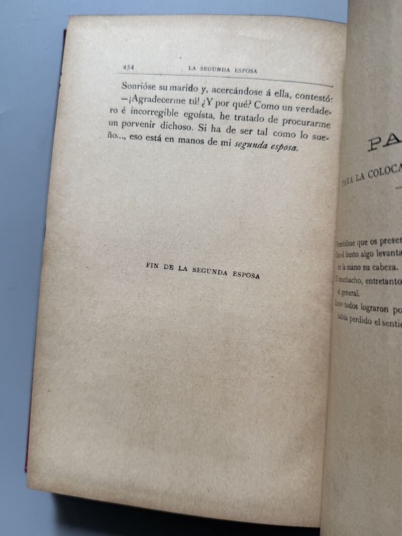 La segunda esposa, E. Marlitt - Montaner y Simón, 1895