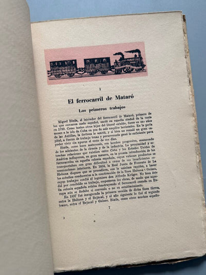 Del "carril" de Mataró al directo de Madrid, Antonio R. Dalmau nº99 - Edicions Libreria Millá, 1946